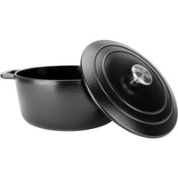 Kasserolle mit Deckel  GEMÜTLICH & TRENDIG  FONTESTIC  Emailliertes Gusseisen  Ø 28 cm  6,15 l 