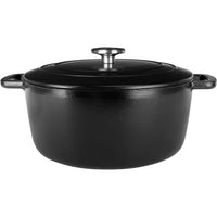 Kasserolle mit Deckel  GEMÜTLICH & TRENDIG  FONTESTIC  Emailliertes Gusseisen  Ø 28 cm  6,15 l 