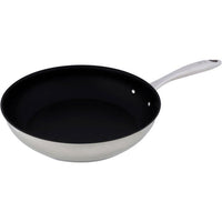 Bratpfanne  GEMÜTLICH & TRENDIG  KLASSISCH  Edelstahl  Ø 30 cm  Antihaftbeschichtung  Geeignet