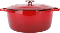 Schmortopf mit Deckel  GEMÜTLICH & TRENDIG  FONTESTIC  Emailliertes Gusseisen  Ø 28 cm  6,15 l 