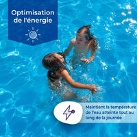 Sommer-Luftpolsterfolie - GRE - 180 µ - Schwimmbad 8,10 x 4,70 m - Für Stahl-/Kunststoff-, Rohr- ode