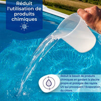 Sommer-Luftpolsterfolie - GRE - 180 µ - Schwimmbad 8,10 x 4,70 m - Für Stahl-/Kunststoff-, Rohr- ode