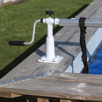 GRE - Cover reel for above ground pools up to 5.8m wide - cylindrical model