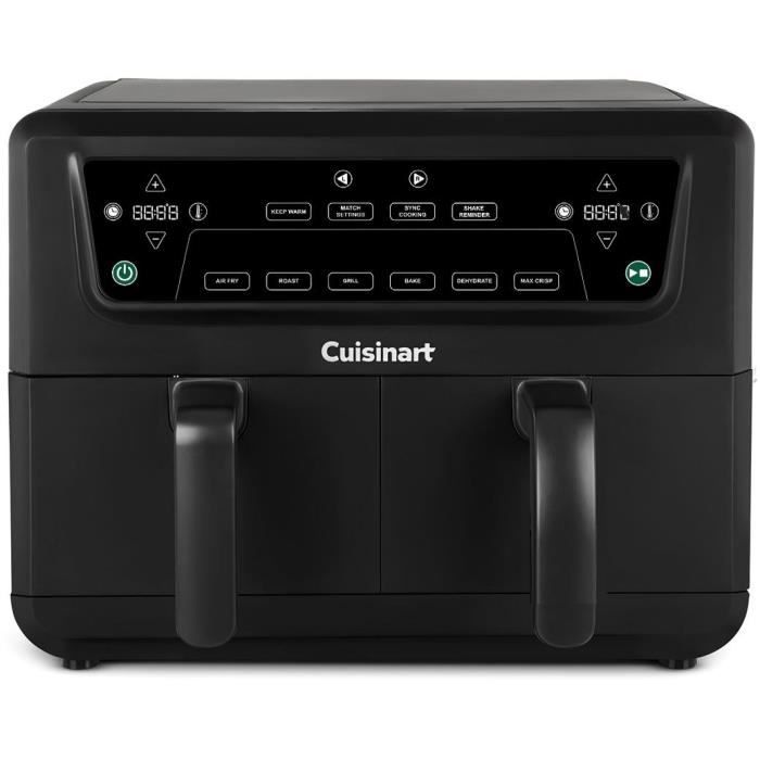 CUISINART Airfryer AFD10OBLE  10,4 l Fassungsvermögen  Doppeltank  Schwarz  2400 W