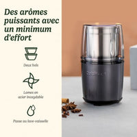 Gewürzmühle  CUISINART  Impulsbetrieb  2 Schüsseln mit Deckel  Mitternachtsblau