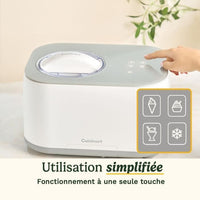 CUISINART Eismaschine - ICE90E - 100 W - 950 ml - Weiß