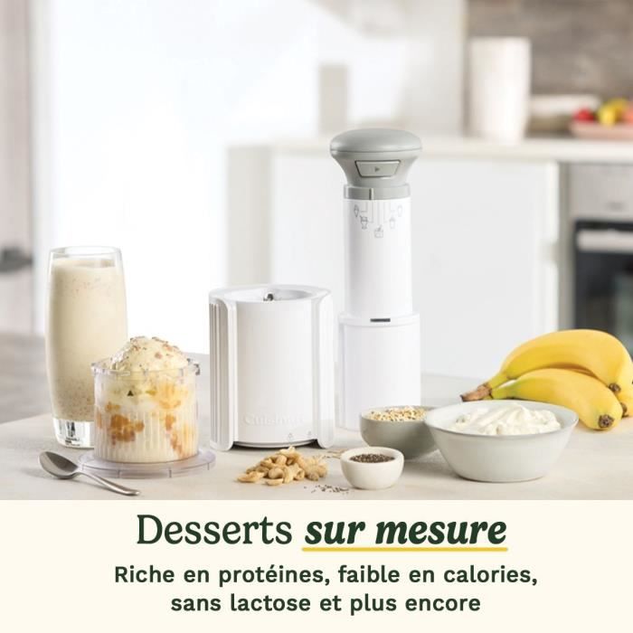 CUISINART Eismaschine - ICEFD10E - 250 W - 3 x 240 ml - Weiß