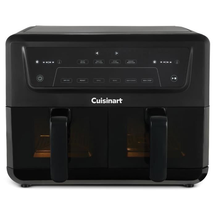 CUISINART Airfryer AFD10XBLE  10,4 l Fassungsvermögen  Doppeltank  Schwarz  2400 W