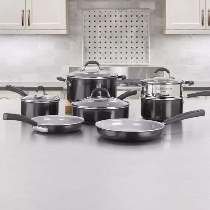Kochgeschirr-Set  Alle Herdarten einschließlich Induktion  CUISINART  54C11BKEU  Keramik  Antih