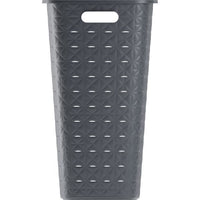 Wäschekorb - CURVER - Softex - 56L - 70% recycelt - 59 x 43 x 34 cm - Grau