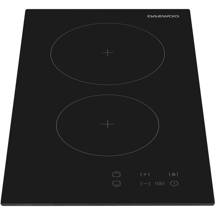 Cerankochfeld - DAEWOO - 2 Brenner - 30 cm - BH3VTF19BNM - Schwarz