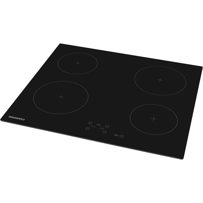 Cerankochfeld - DAEWOO - 4 Brenner - 60 cm - BH6VTF27BNM - Schwarz
