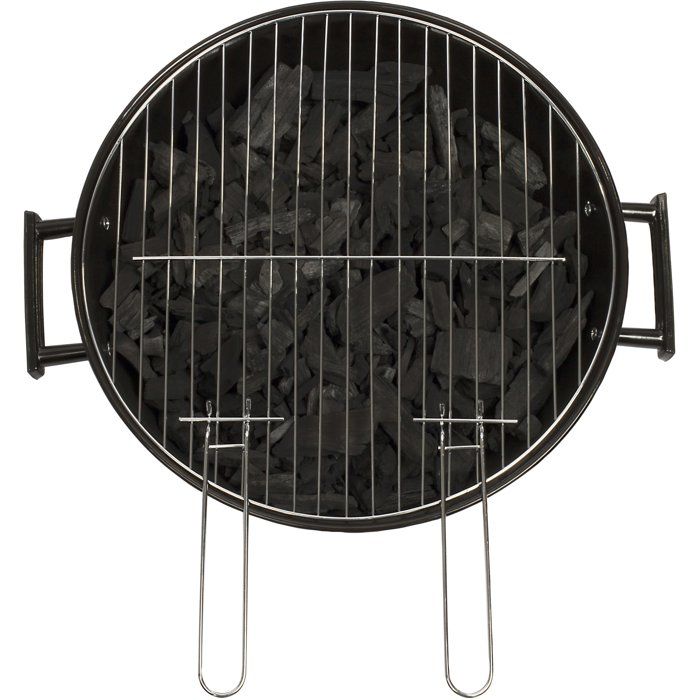 Holzkohlegrill - LIVOO - DOC172N - Grillfläche Ø 41 cm - Verchromter Stahlgrillrost - Emaillierte St
