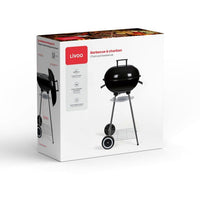 Holzkohlegrill - LIVOO - DOC172N - Grillfläche Ø 41 cm - Verchromter Stahlgrillrost - Emaillierte St