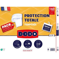 Protection pack: duvet 140x200 cm + pillowcase + 1 pillow protector - Made in France