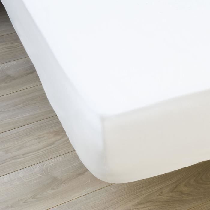 Waterproof mattress protector - 140x190 cm - Cotton/Polyester - Anti -bedbugs