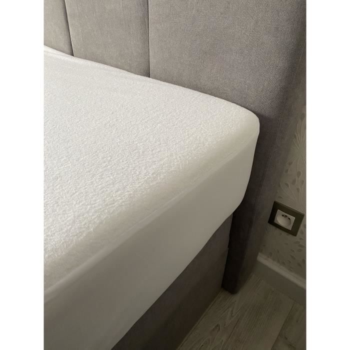 Mattress protector The waterproof - Anti bedbugs - Cotton/polyester - 160x200 cm - Dodo