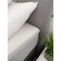 Absorbent mattress protector - 140x190 cm - polyester