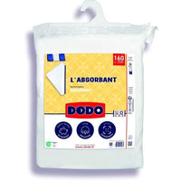 Absorbent mattress protector - polyester - 160x200 cm - dodo
