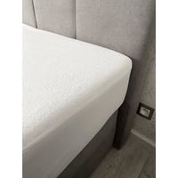 Absorbent mattress protector - 90x190 cm - cotton - anti -mite