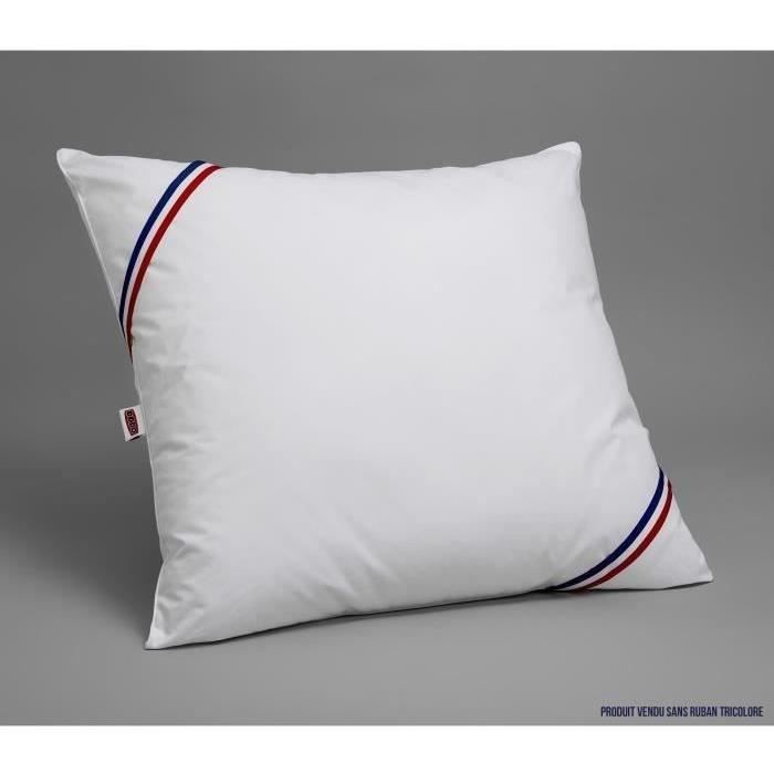 DODO Pack 2 trendy pillows 60x60cm + 2 waterproof pillow protectors 60x60 cm - 100% Polyester fillin