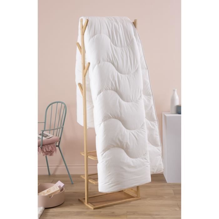 Duvet 240x260 cm DODO CHAMPS DE LIN - Warm - 450G/m² - Duvet for 2 people - Soft and Warm - Anti-mit
