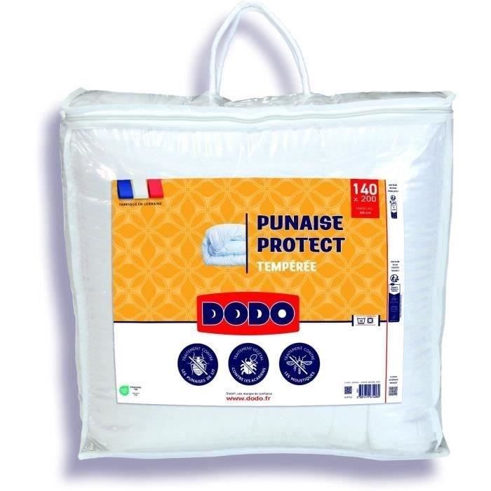DODO temperate duvet 140x200 cm - 1 person - Anti-bug, anti-mite protection - 300G/m² - White - Made