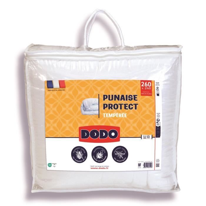 DODO temperate duvet 240x260 cm - 2 people - Anti-bug, anti-mite protection - 300G/m² - White - Made