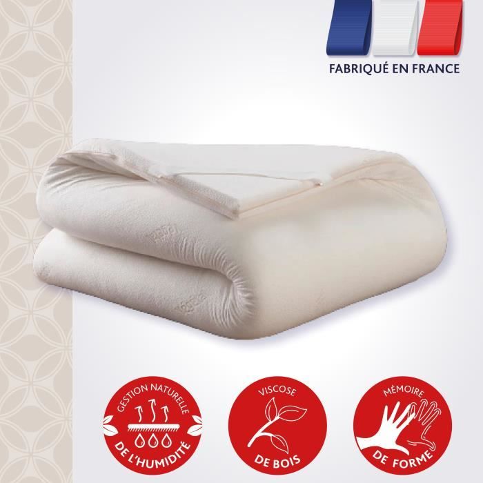 DODO Le Végétal mattress topper - Removable cover - 140x190 cm