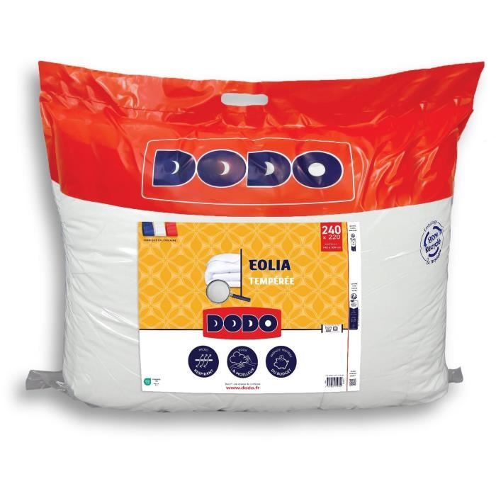 DODO - Temperierte Bettdecke 300 g/m² - EOLIA - 220 x 240 cm - Weiß