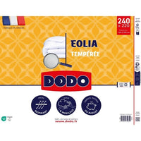 DODO - Temperierte Bettdecke 300 g/m² - EOLIA - 220 x 240 cm - Weiß