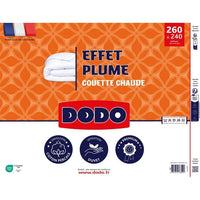 DODO  Warme Bettdecke  Federoptik  240 x 260 cm  400 g/m²  2 Personen  100 % Polyester