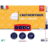 DODO Mittelschwere Bettdecke 250 g/m² - THE AUTHENTIC - 140 x 200 cm - Weiß