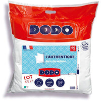 DODO 2er-Set mittelgroße Kissen  THE AUTHENTIC  60 x 60 cm  Weiß