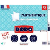 DODO 2er-Set mittelgroße Kissen  THE AUTHENTIC  50 x 70 cm  Weiß