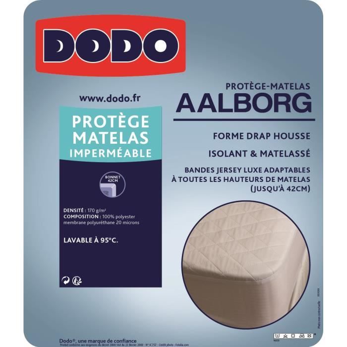 DODO Protege mattress Aalborg - Quilted and waterproof - 140x190 cm
