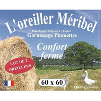 Dodo lot of 2 pillows Meribel Plumettes 60x60cm
