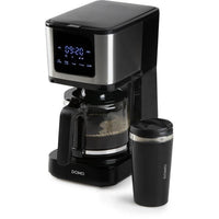 Filter coffee maker - DOMO - DO733K - 900 W - 4 to 10 cups - LCD screen - 3 intensities - Black