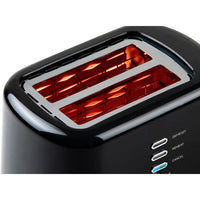 Elektrischer Toaster  DOMO  DO963T  800 W  2 Schlitze  Schwarz