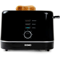 Elektrischer Toaster  DOMO  DO963T  800 W  2 Schlitze  Schwarz