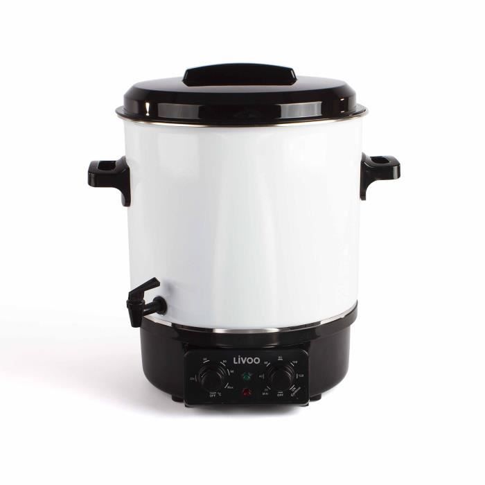 Electric jar sterilizer - LIVOO - DOM334 - 1800W - 27L - Ø35 cm - Adjustable thermostat and timer - 