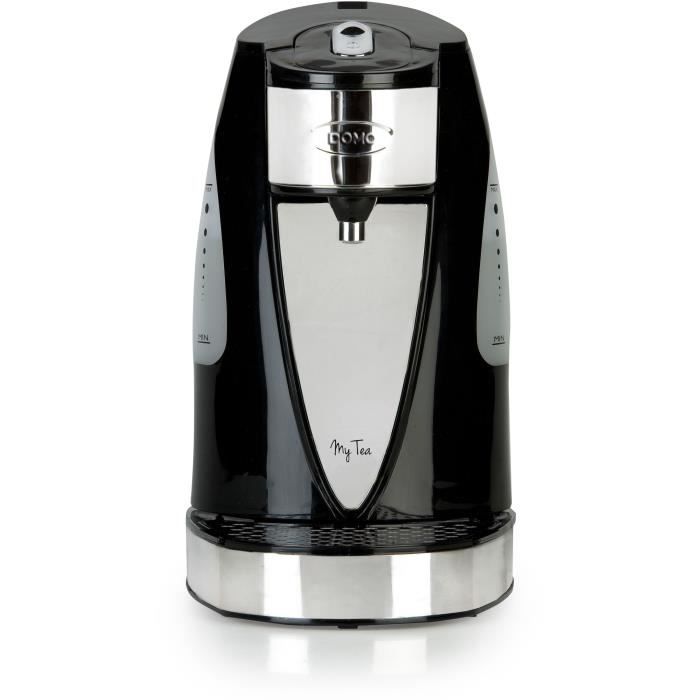 DOMO DO482WK Hot water fountain - 1.5L - 3000W - Black / Stainless steel