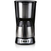 Filter coffee maker - DOMO - DO709K - 1000 W - 1 L - 8 cups - LCD screen - 24 h timer - Stainless st