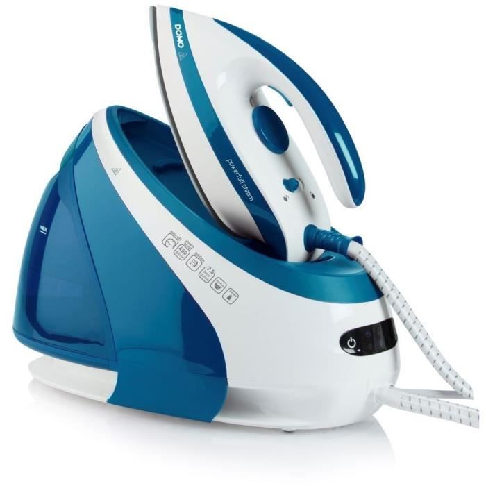 Domo do1022S iron with steam generator - 160g/min - 7.5bar - 450g steam jet - 1.8L water tank - cera
