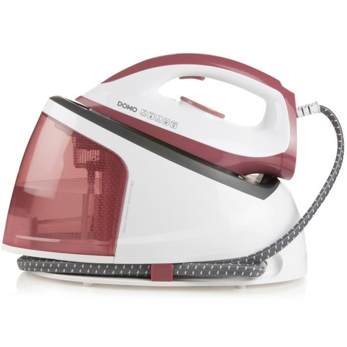 DOMO DO7114S - Iron with steam generator - 5 bar - Continuous steam 120g / min - Water tank 1,2L - C