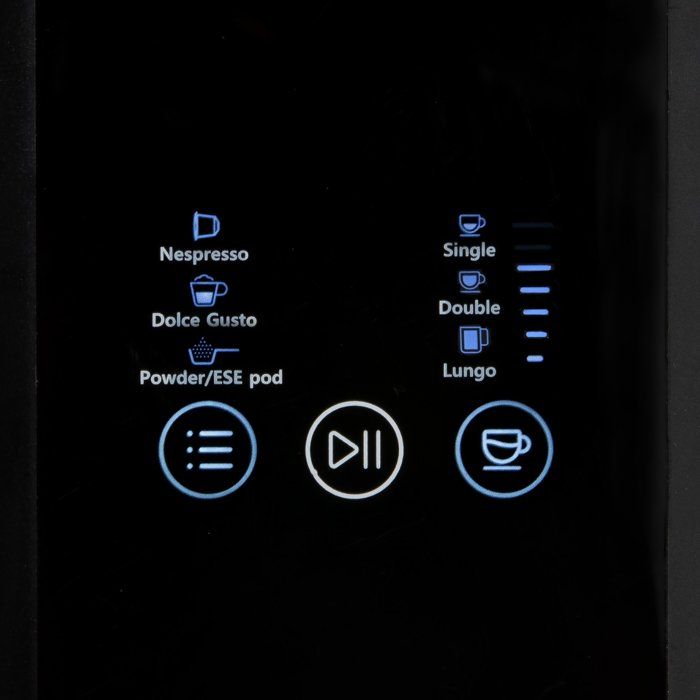 DOMO 4-in-1 Espressomaschine  1525 W  1,5 l  Schwarz
