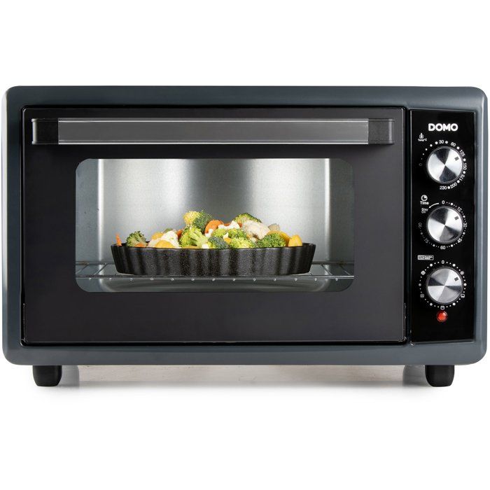 XXL Multifunktions-Elektrobackofen - DOMO - DO808GO 6 50 L - Schwarz - 2000 W - Bis zu 230 °C - 90-M