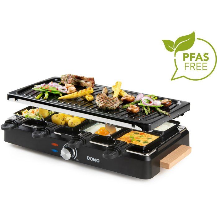 Raclettegrill  DOMO  DO9294G  8 Personen  Grill  1400 W