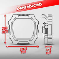 LED-Projektor - I-Watts - I-SPC50-4500SMD - 50 W - 4500 Lumen