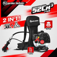 ELEM DCBT52DO-22 Backpack Brushcutter - 52cc - Padded Harness